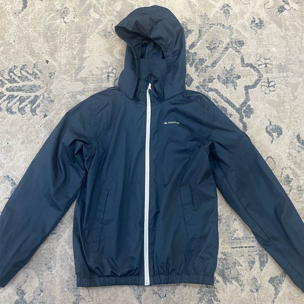 Quechua Kids Raincoat - Navy Blue